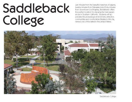 アメリカ留学 ロスアンゼルス郊外で留学 Flsサドルバックカレッジで英語漬け留学 Fls Saddleback College Saddleback College Esl 大学進学もok