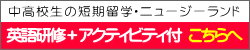 ジュニア留学　英語＋アクティビティ付はこちらへ