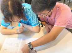 ジュニアサマー　セブ　マンツーマン授業