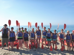 スペイン留学　ジュニアサマー・アクティビティ　カヤック