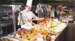 セブ留学　バイキングレストラン