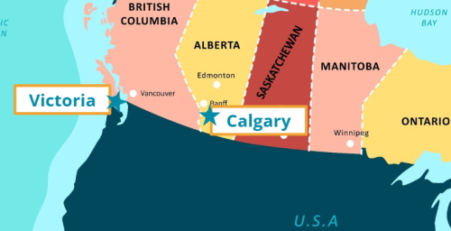 カナダ　シニア留学　ビクトリア　カルガリー